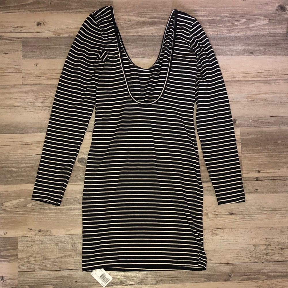 WOMEN BLACK AND WHITE DRESS